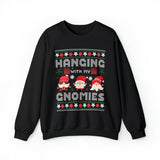 Hanging With My Gnomies - Unisex Christmas Sweatshirt (Range of Colors & Sizes)