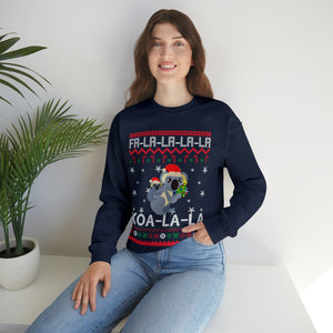 Fa-La-La-La KOA-LA-LA - Unisex Christmas Sweatshirt (Range of Colors & Sizes)