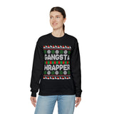 Gangsta Wrapper - Unisex Christmas Sweatshirt (Range of Colors & Sizes)