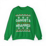 Gangsta Wrapper - Unisex Christmas Sweatshirt (Range of Colors & Sizes)