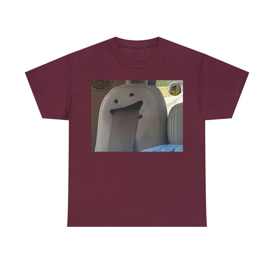 Happy Seatbelt Tongue (TTLLF) - Unisex T-Shirt (Range of Colors & Sizes)