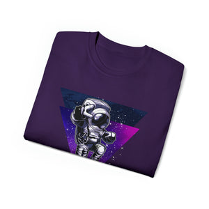 Peace Out Cool Astronaut In Space - Unisex T-Shirt (Range of Colors & Sizes)