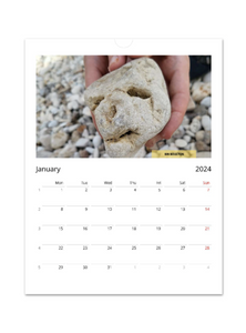 Things That Look Like Faces - 2024 Photo Wall Calendar