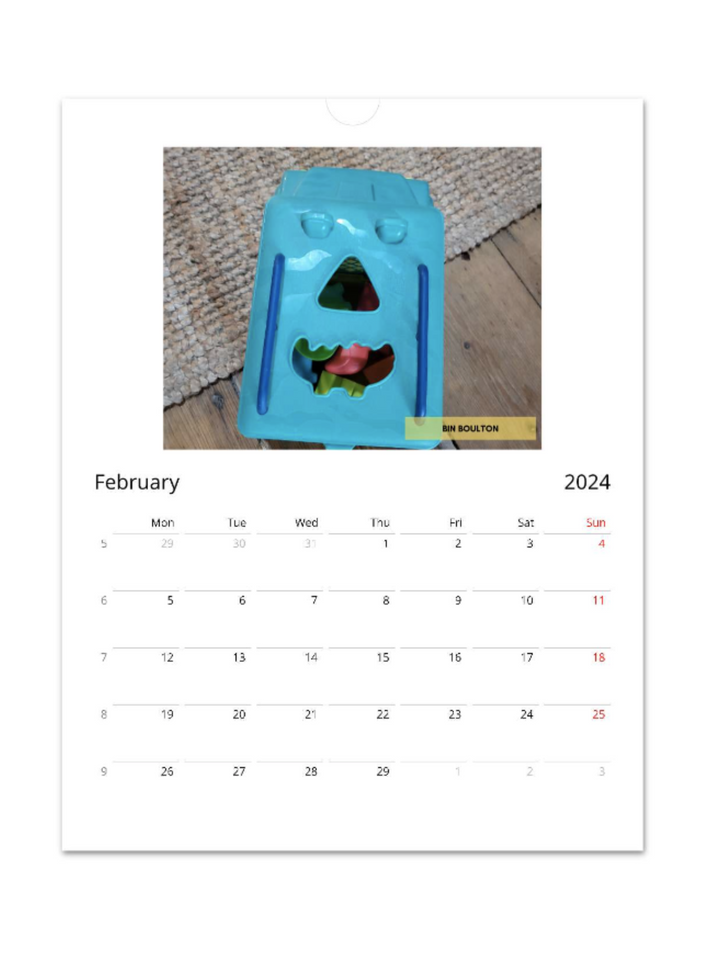 Things That Look Like Faces - 2024 Photo Wall Calendar