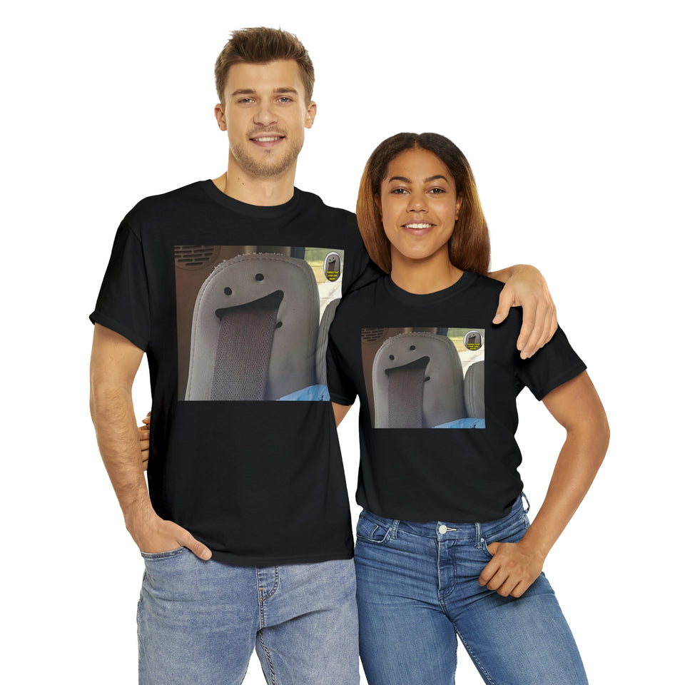 Happy Seatbelt Tongue (TTLLF) - Unisex T-Shirt (Range of Colors & Sizes)