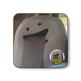 Happy Seatbelt Tongue (TTLLF) - Hardback Drinks Coaster