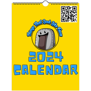 Things That Look Like Faces - 2024 Photo Wall Calendar