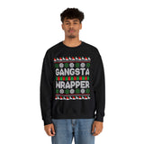 Gangsta Wrapper - Unisex Christmas Sweatshirt (Range of Colors & Sizes)