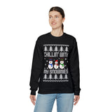 Chillin With My Snowmies - Unisex Christmas Sweatshirt (Range of Colors & Sizes)