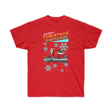 Merry Christmas Earthlings SpaceX Starship Design (Unisex T-Shirt)