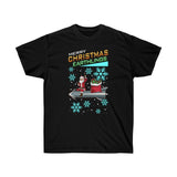 Merry Christmas Earthlings SpaceX Starship Design (Unisex T-Shirt)