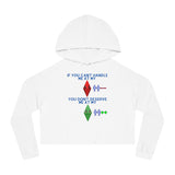 The Sims "If You Can't Stand Me" Mood Design - (Womens Cropped Hoodie)