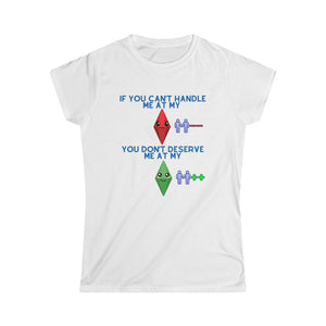 The Sims "If You Can't Stand Me" Mood Design - (Womens T-Shirt)