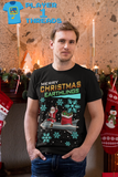 Merry Christmas Earthlings SpaceX Starship Design (Unisex T-Shirt)